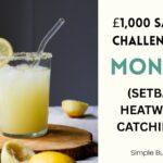 £1000 Savings Challenge UK Month 4 budget update featured image graphic by Simple Budget UK.
